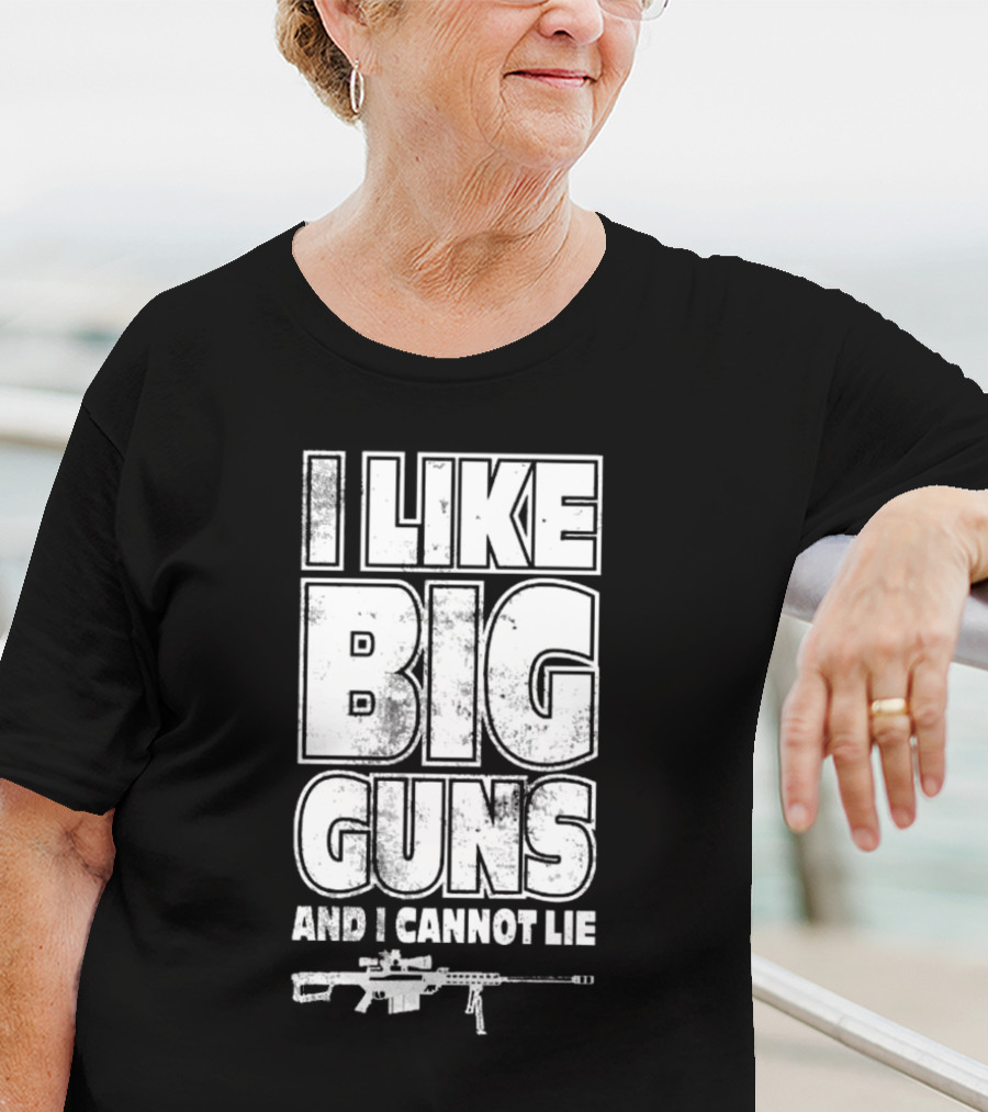 Kentucky Ballistics I Like Big Guns And I Cannot Lie Rifle T-Shirt