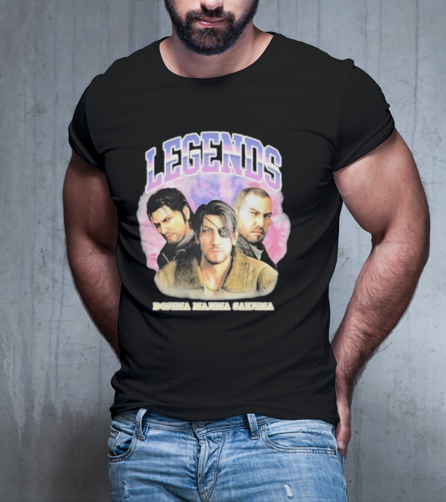Legends Dojima Majima Saejima Yakuza Series Icons T-Shirt