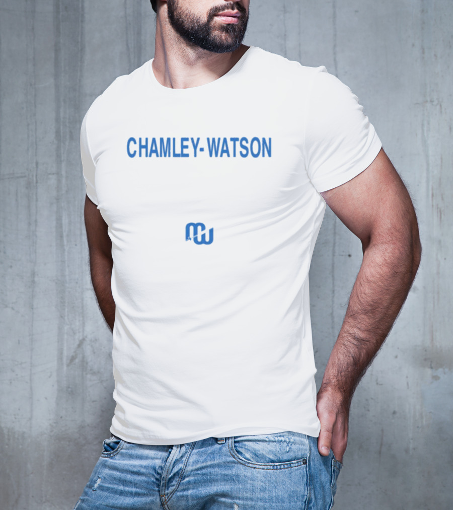 Lewis Chamley-Watson Blue Text T-Shirt