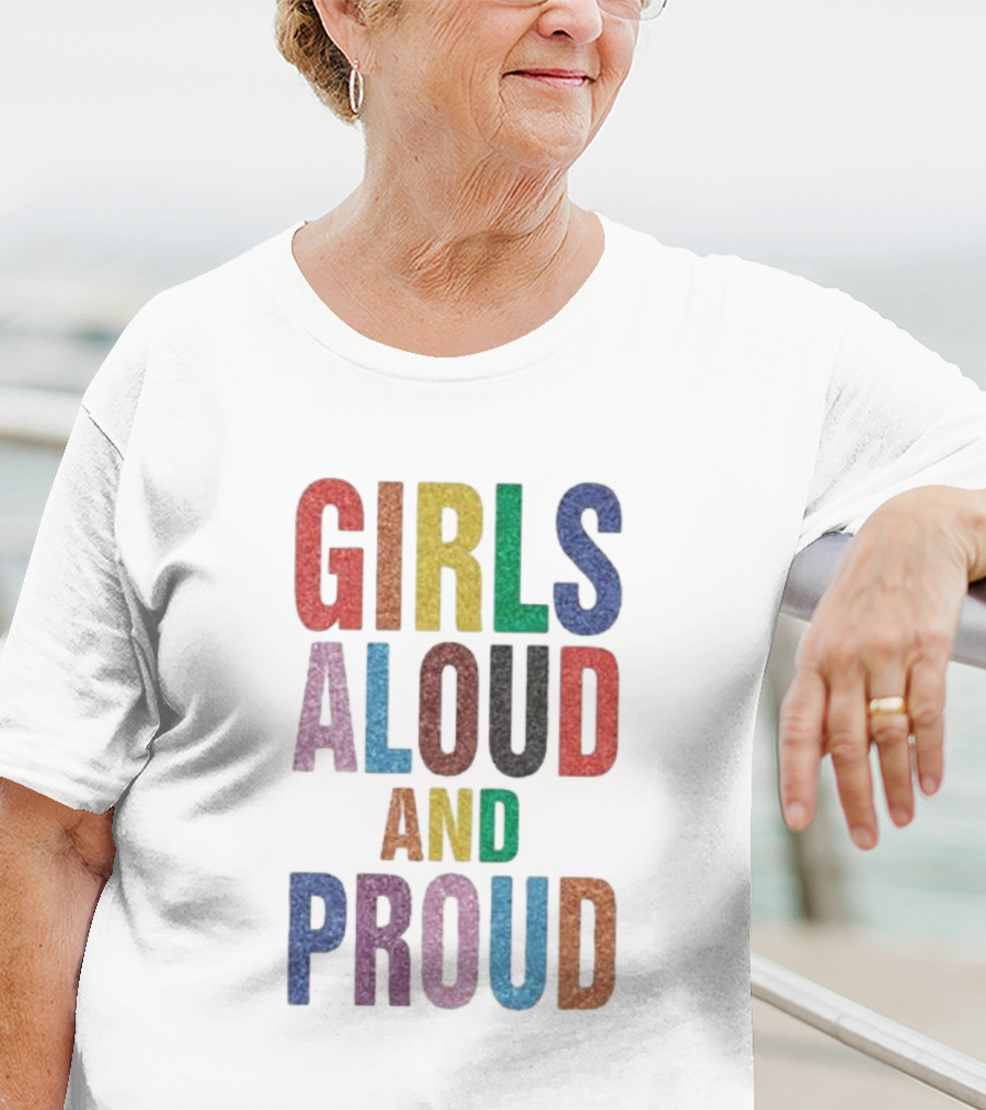 Girls Aloud And Proud Rainbow Pride T-Shirt