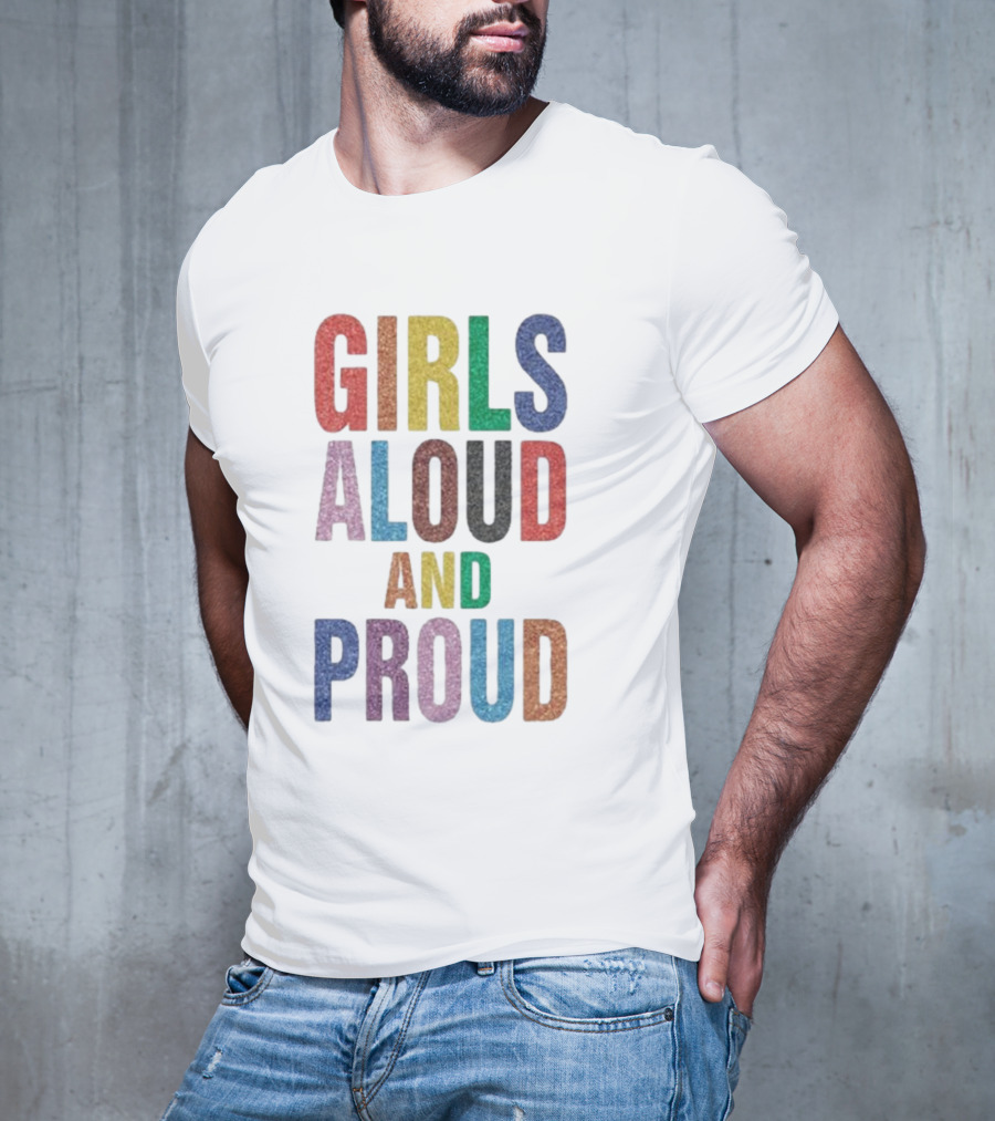 Girls Aloud And Proud Rainbow Pride T-Shirt