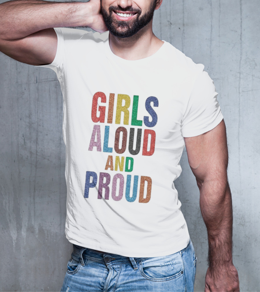 Girls Aloud And Proud Rainbow Pride T-Shirt