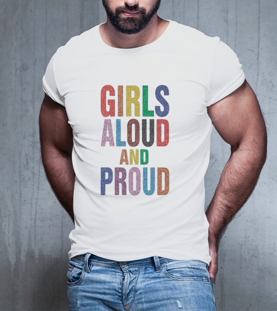 Girls Aloud And Proud Rainbow Pride T-Shirt