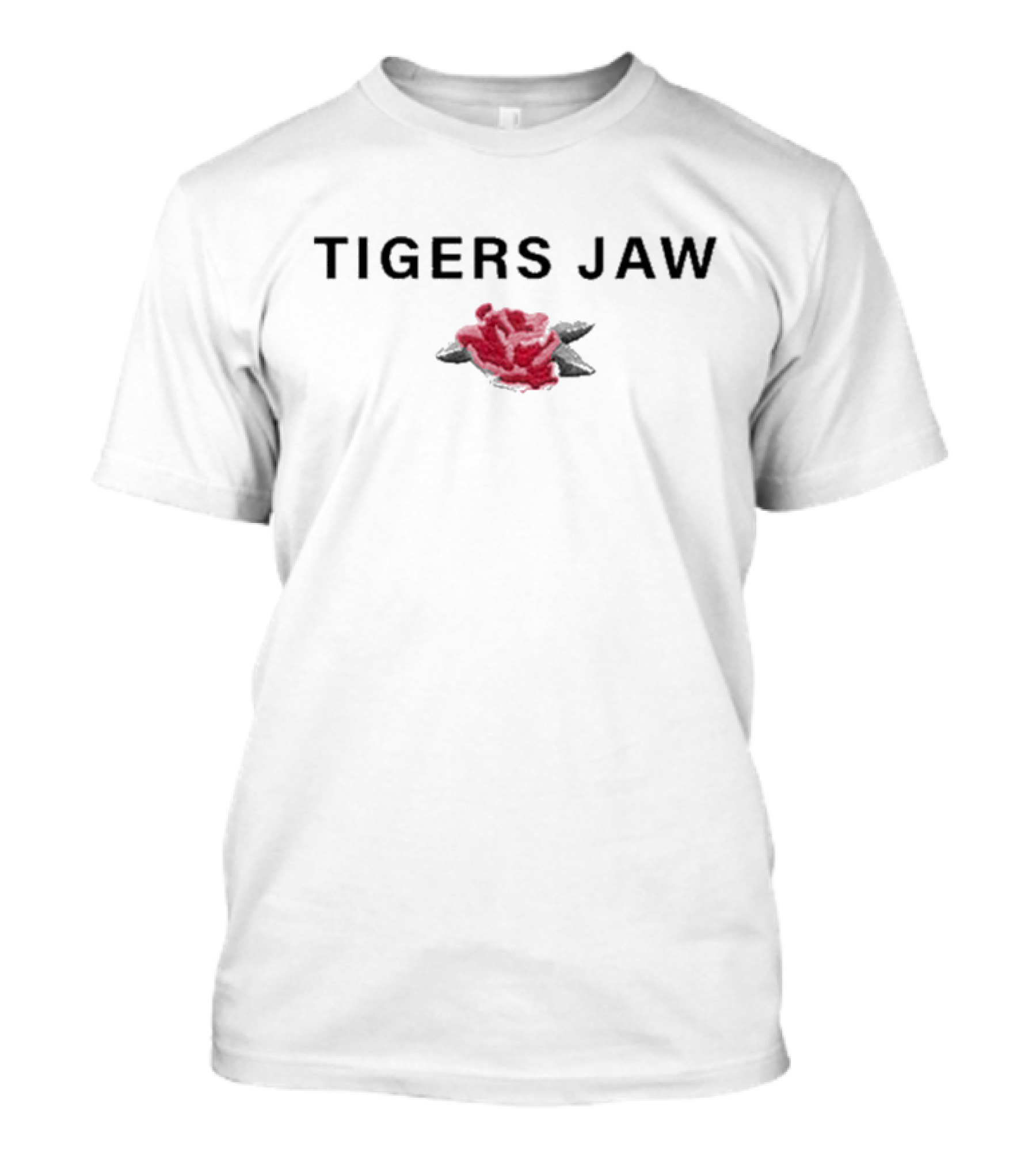 Tigers Jaw Red Rose Run For Cover T-Shirt