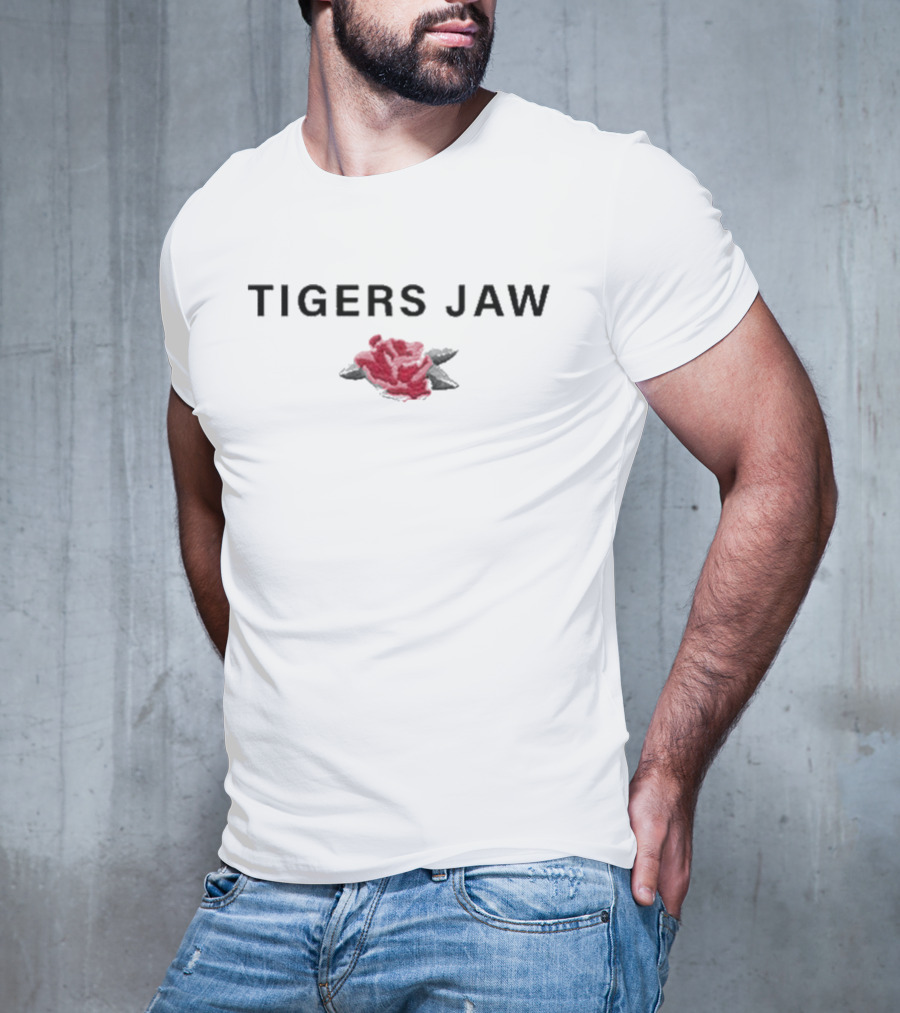 Tigers Jaw Red Rose Run For Cover T-Shirt