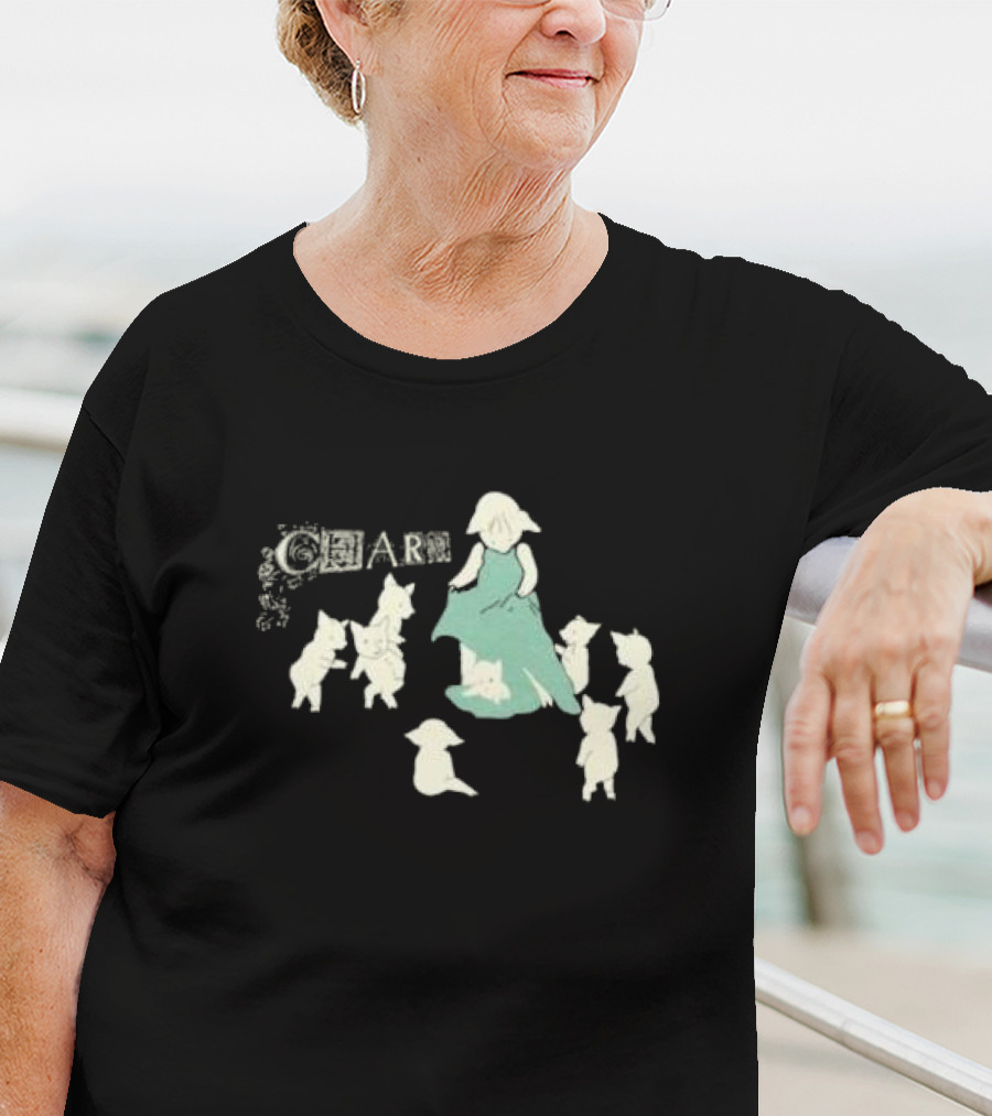Clairo Charm Herd With Girl And Cats T-Shirt