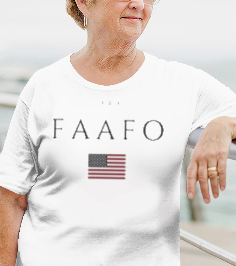 FAAFO USA Flag Gymnastics Team T-Shirt