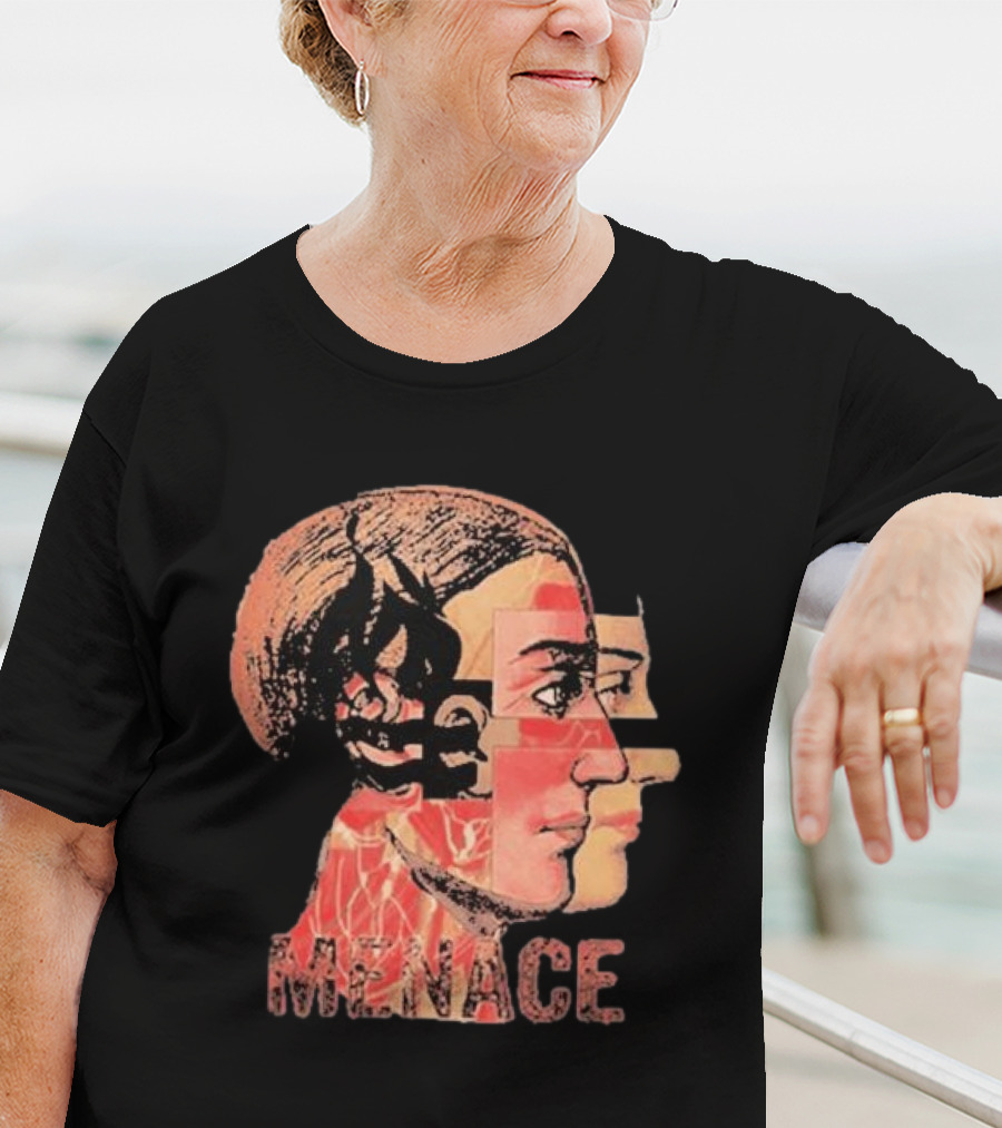 Menace Hot Water Music Dual Profile Head T-Shirt