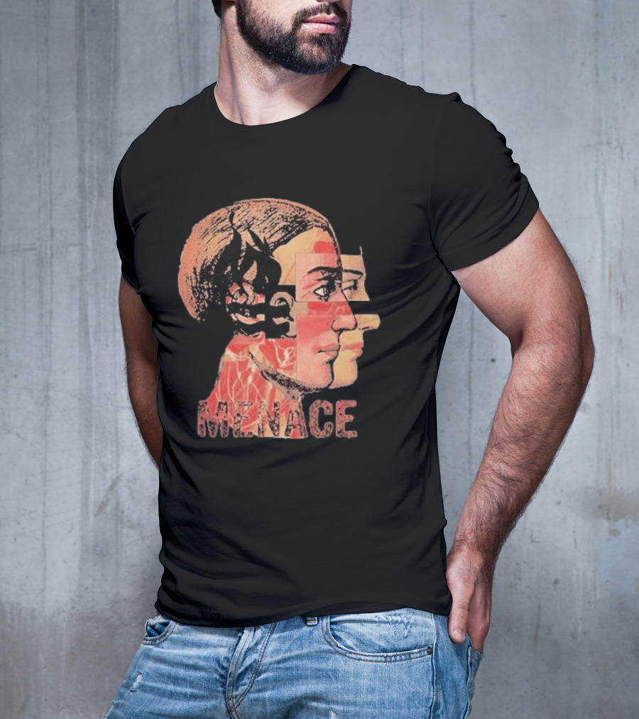 Menace Hot Water Music Dual Profile Head T-Shirt