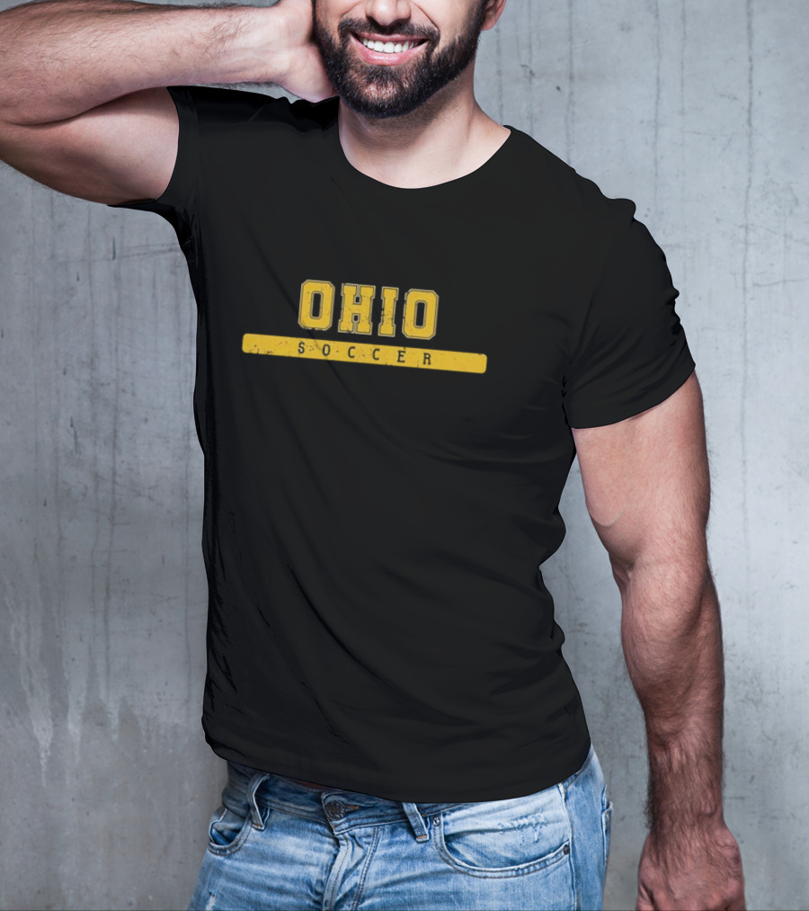 Ohio Soccer Yellow Vintage Classic T-Shirt