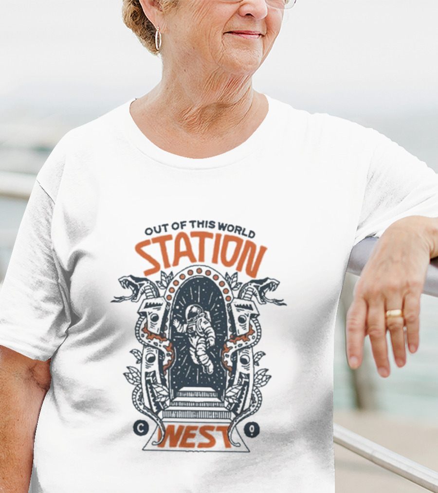 Out Of This World Station West Space Portal Adventure T-Shirt