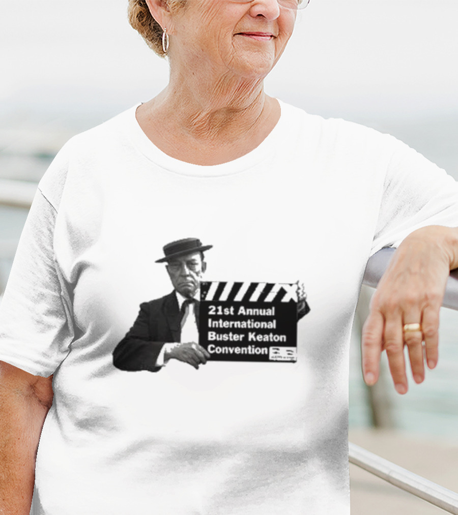 21st Annual International Buster Keaton Convention Clapboard T-Shirt