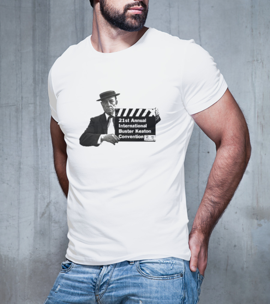 21st Annual International Buster Keaton Convention Clapboard T-Shirt