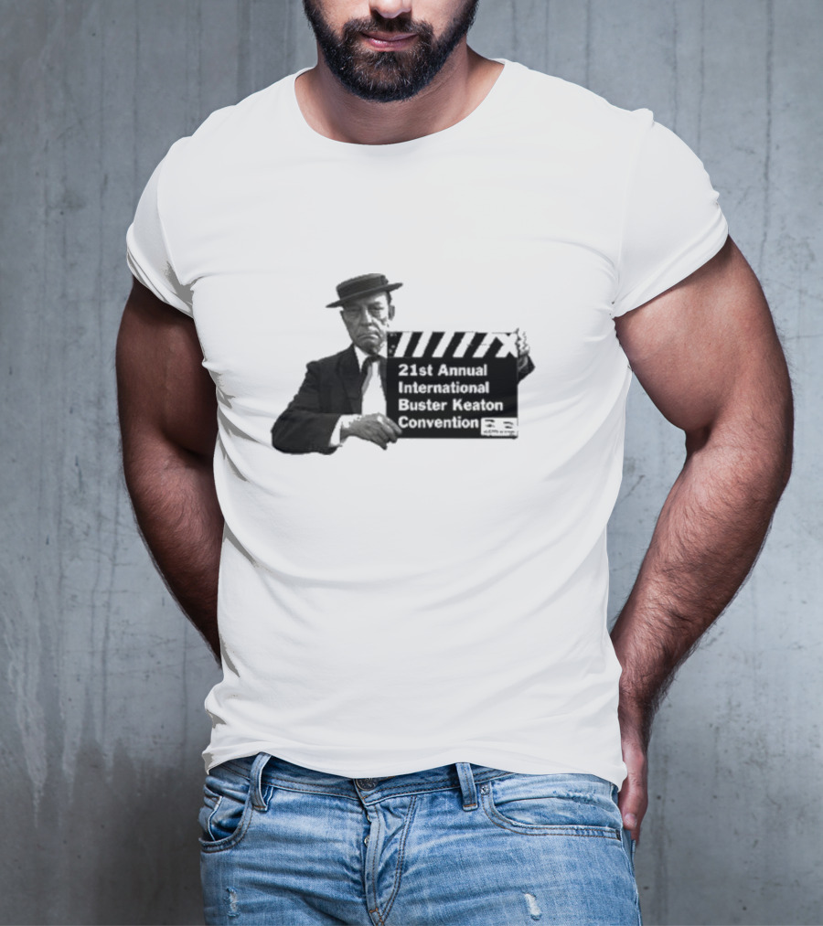 21st Annual International Buster Keaton Convention Clapboard T-Shirt