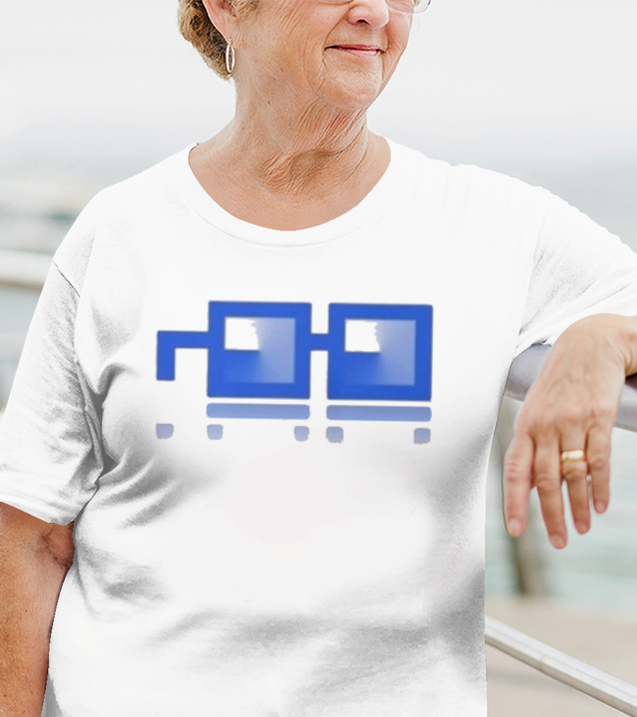 Based And Nounish Onchain Summer Pixelated Glasses T-Shirt