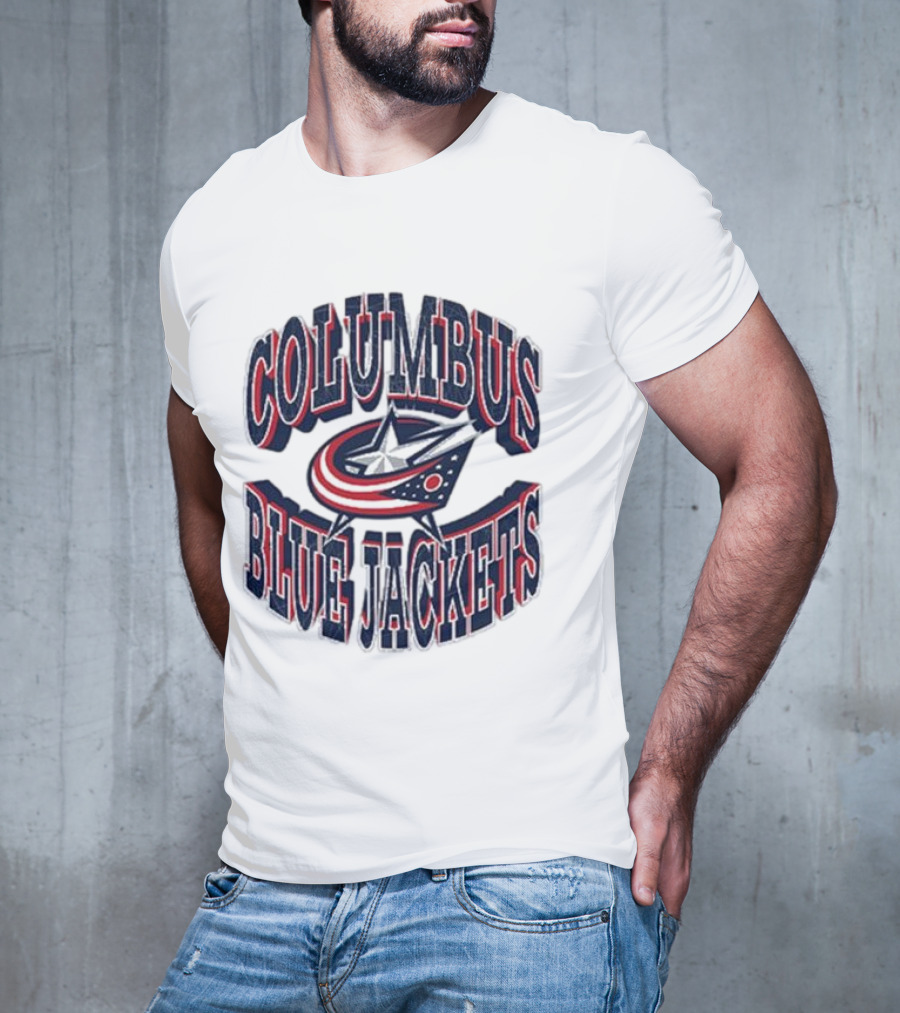 Columbus Blue Jackets Official Team Emblem T-Shirt