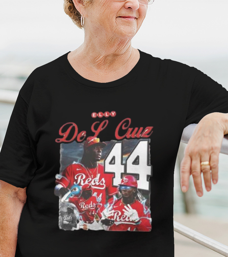 Elly De La Cruz Reds 44 Cincinnati Baseball Electricidad T-Shirt