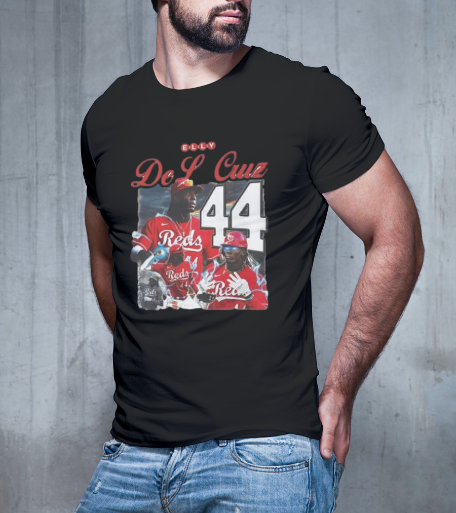 Elly De La Cruz Reds 44 Cincinnati Baseball Electricidad T-Shirt