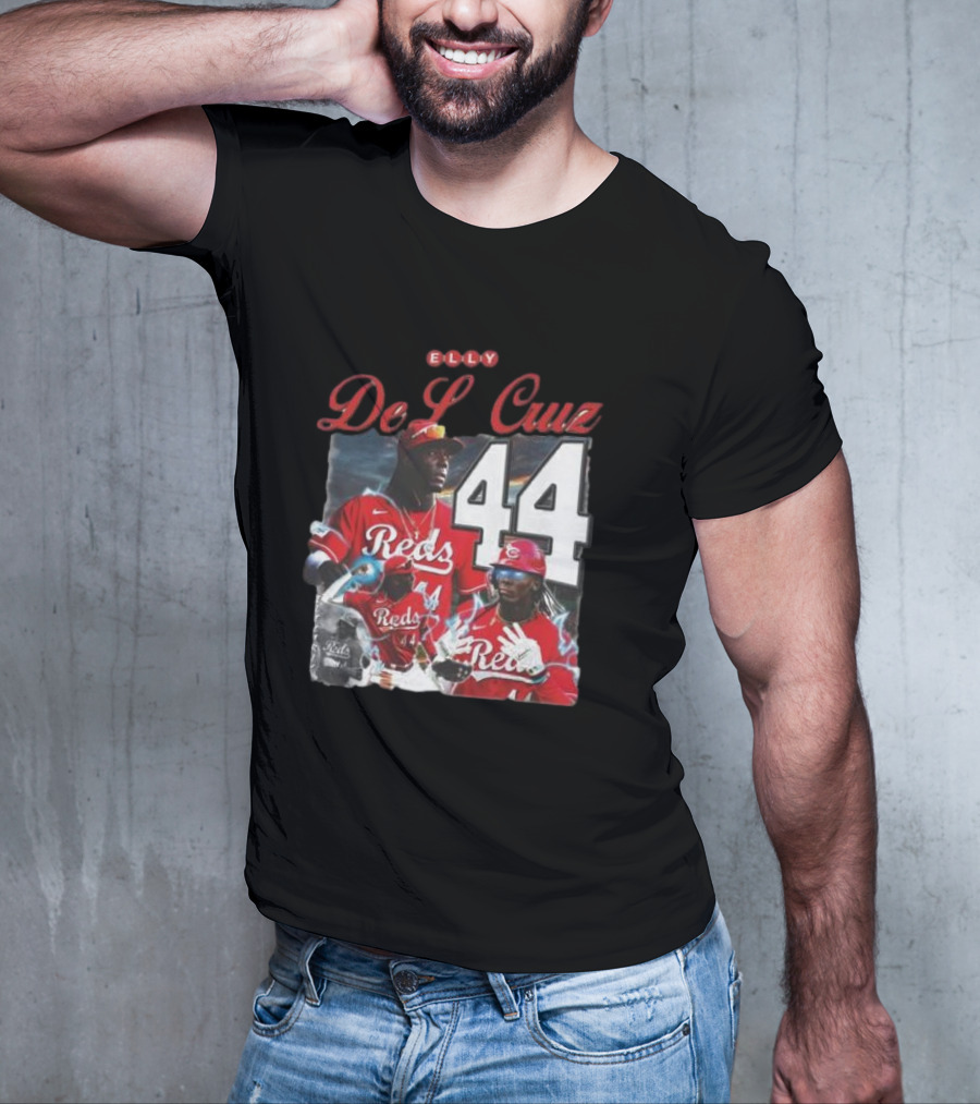 Elly De La Cruz Reds 44 Cincinnati Baseball Electricidad T-Shirt