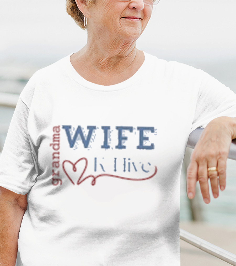 Grandma Wife Khive Heart T-Shirt