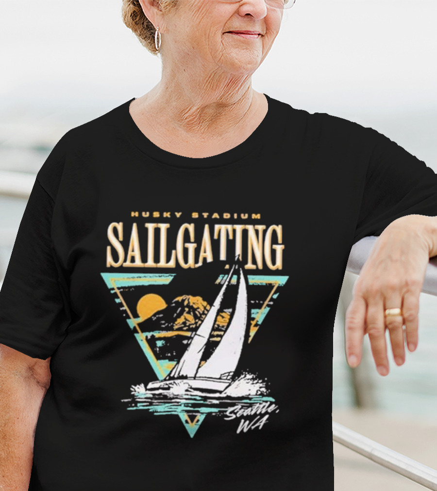 Husky Stadium Sailgating Seattle WA T-Shirt