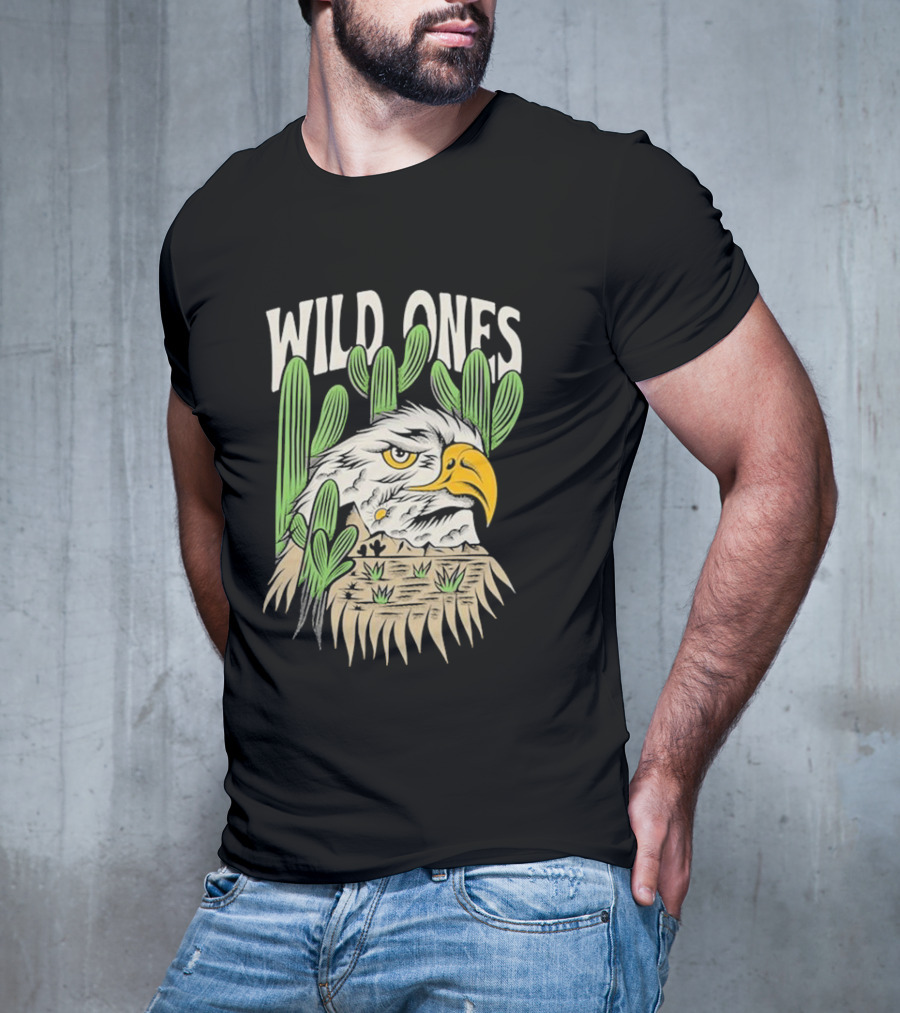 Wild Ones Eagle Desert Landscape T-Shirt