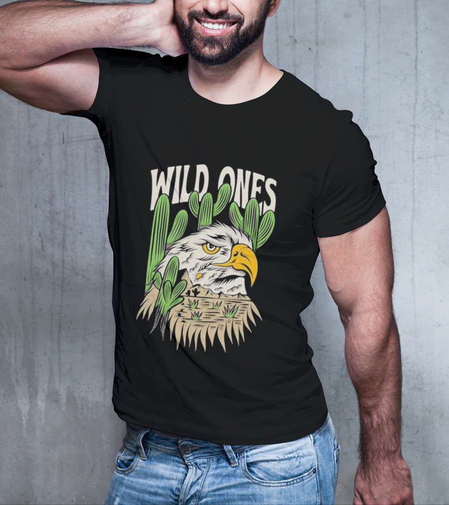 Wild Ones Eagle Desert Landscape T-Shirt