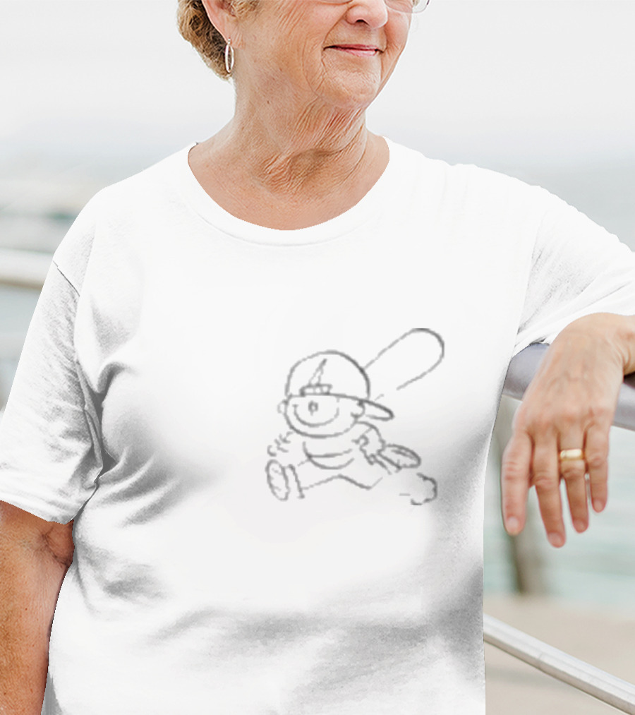 Backyard Sports Vamos Pablo Baseball Character Drawing T-Shirt