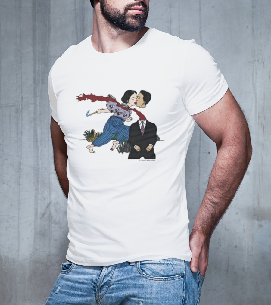 Geordie Greep The New Sound Kiss And Scarf Metaphor T-Shirt