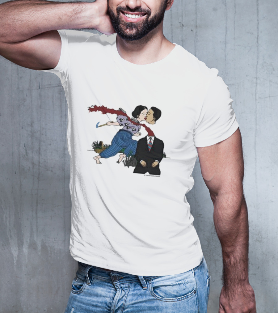 Geordie Greep The New Sound Kiss And Scarf Metaphor T-Shirt