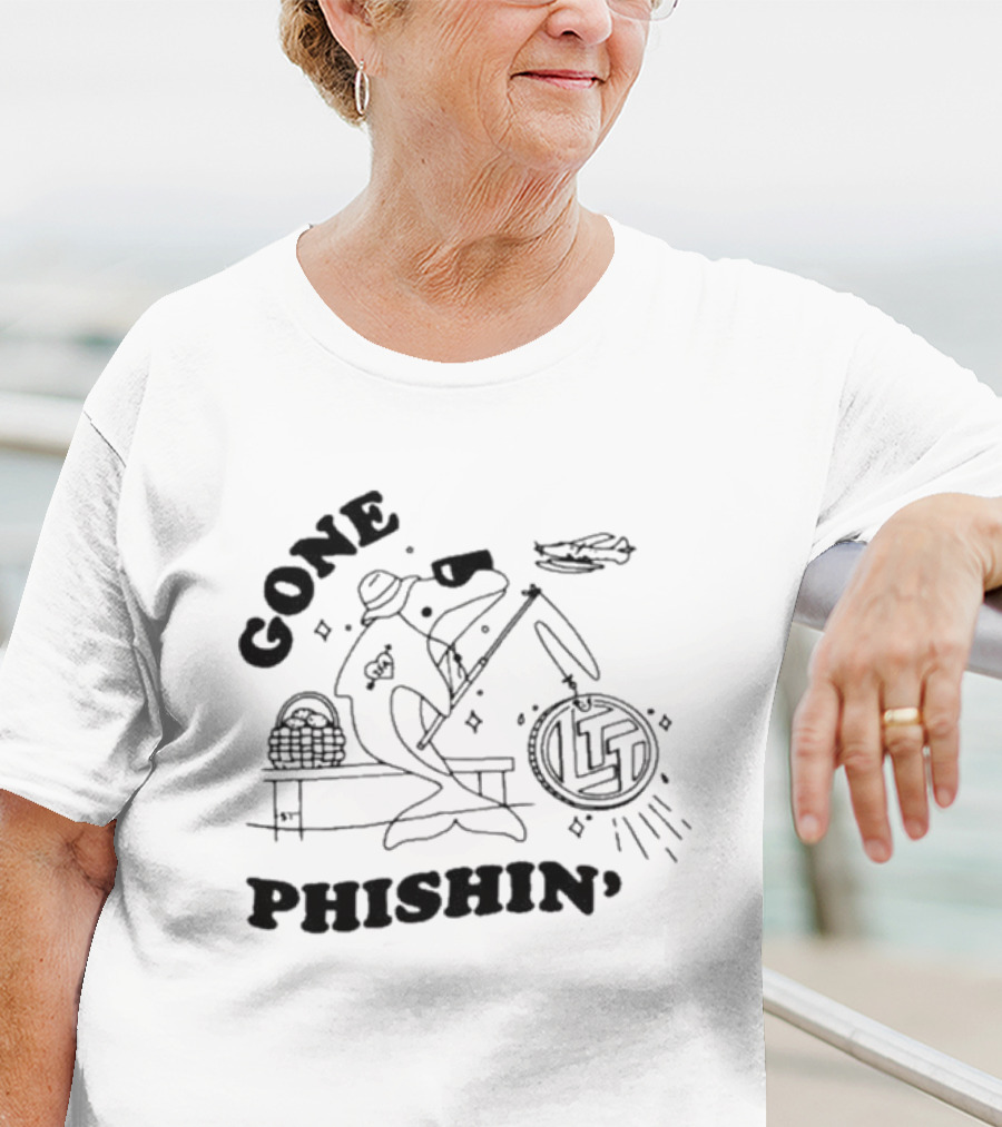 Gone Phishin Miami Dolphins Lure Catch T-Shirt
