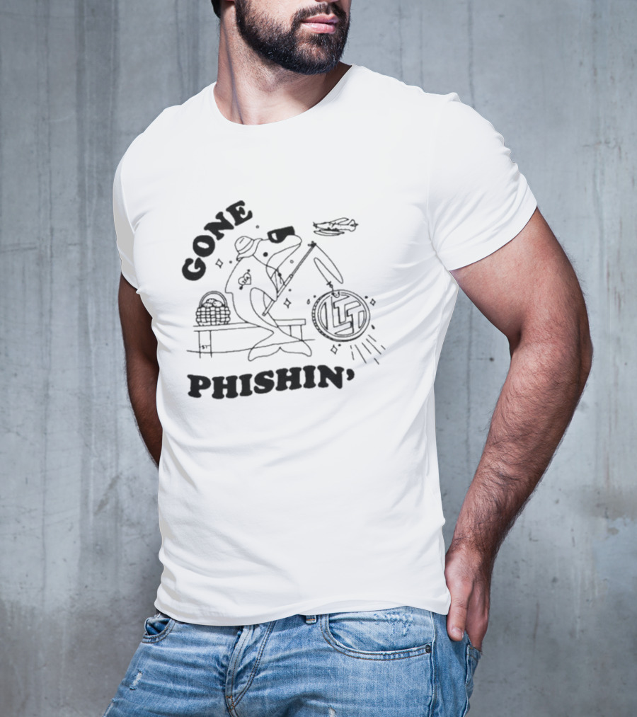 Gone Phishin Miami Dolphins Lure Catch T-Shirt