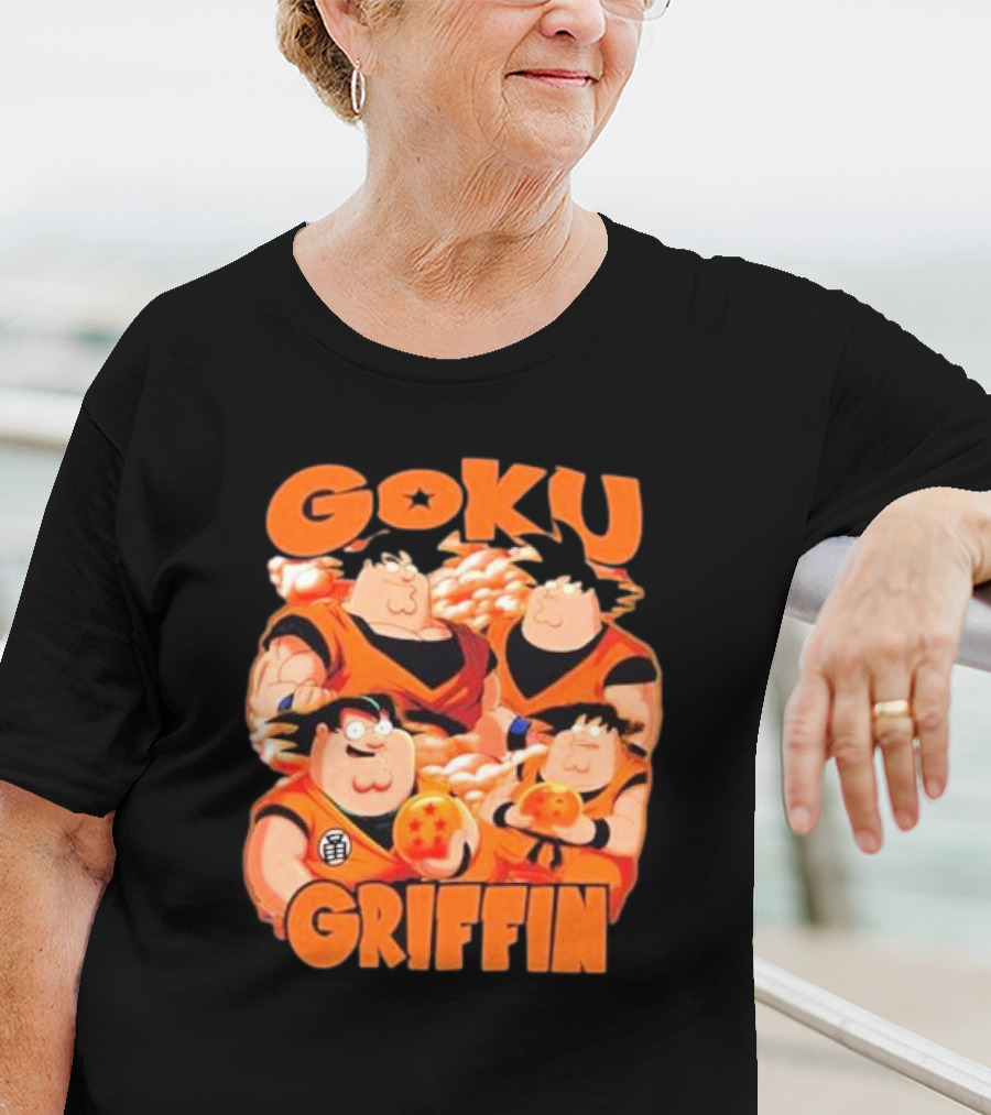Goku Griffin Anime Family Crossover T-Shirt