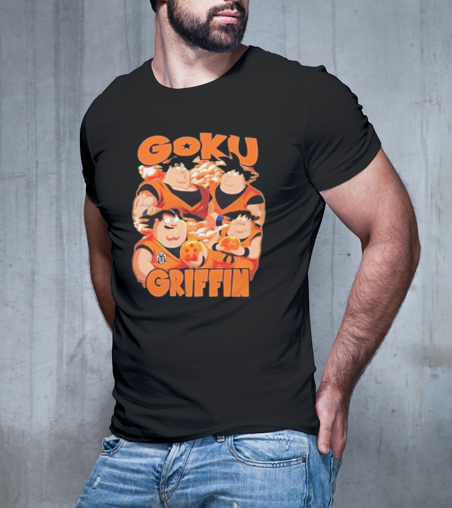 Goku Griffin Anime Family Crossover T-Shirt