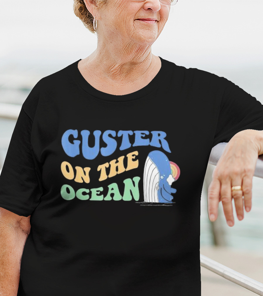 Guster On The Ocean Dolphin Groovy T-Shirt