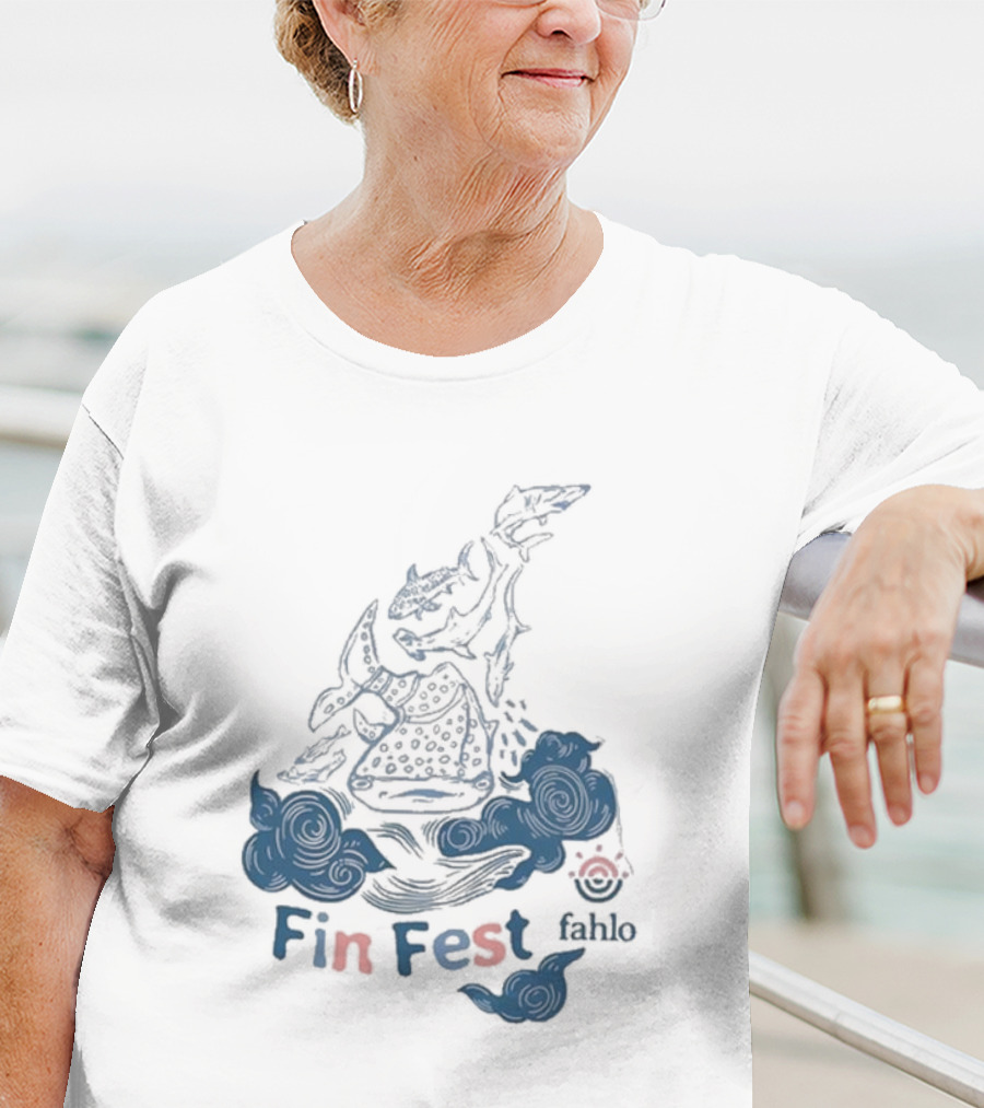 Fahlo Fin Fest Event Kaitlyn Clouds T-Shirt