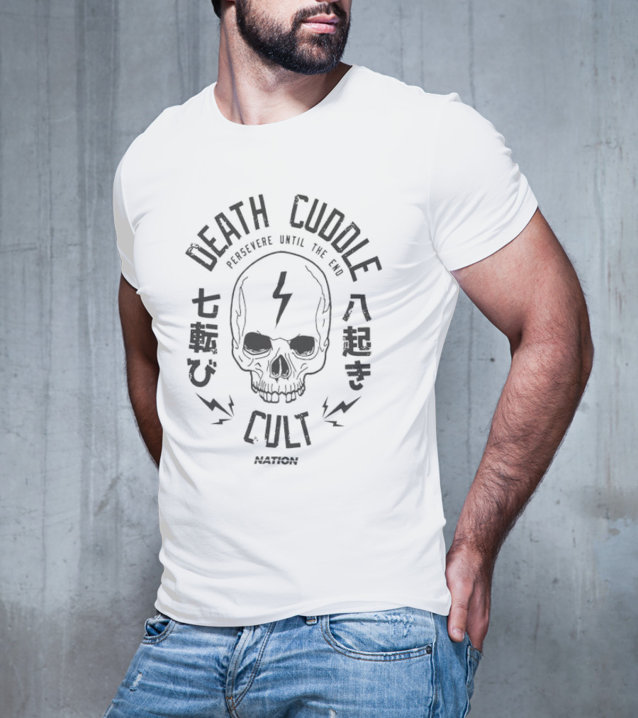 Death Cuddle Cult Nation Athletic Persevere Until The End T-Shirt