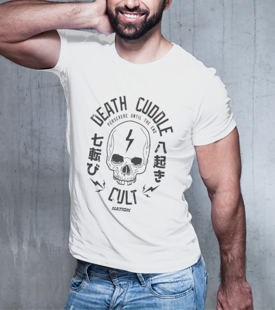 Death Cuddle Cult Nation Athletic Persevere Until The End T-Shirt