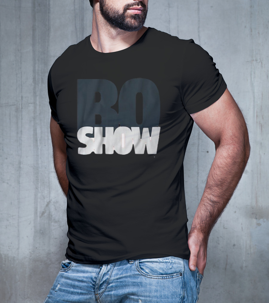 Bo Nix The Bo Show Dark Bold Minimalist Text T-Shirt