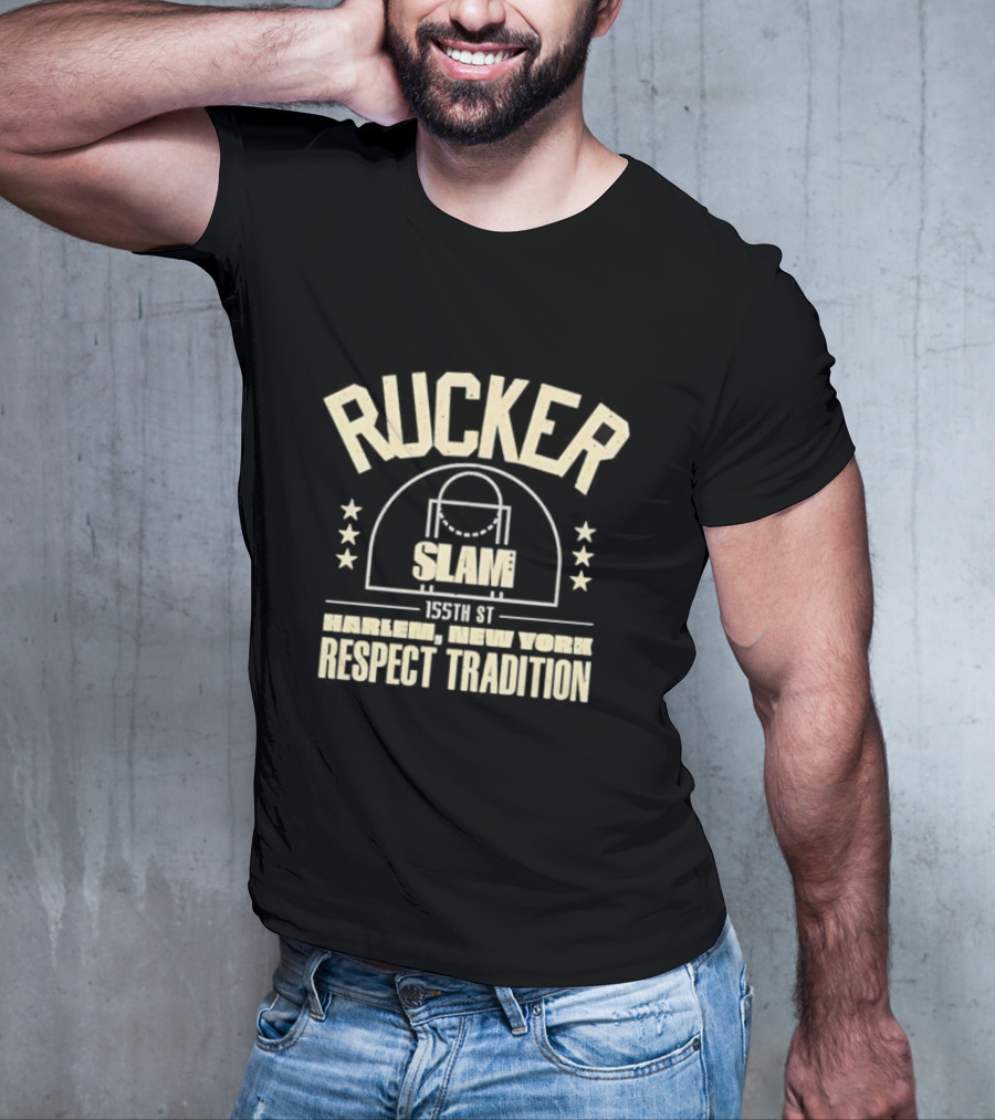 Rucker Park Slam 155th St Harlem New York Respect Tradition T-Shirt