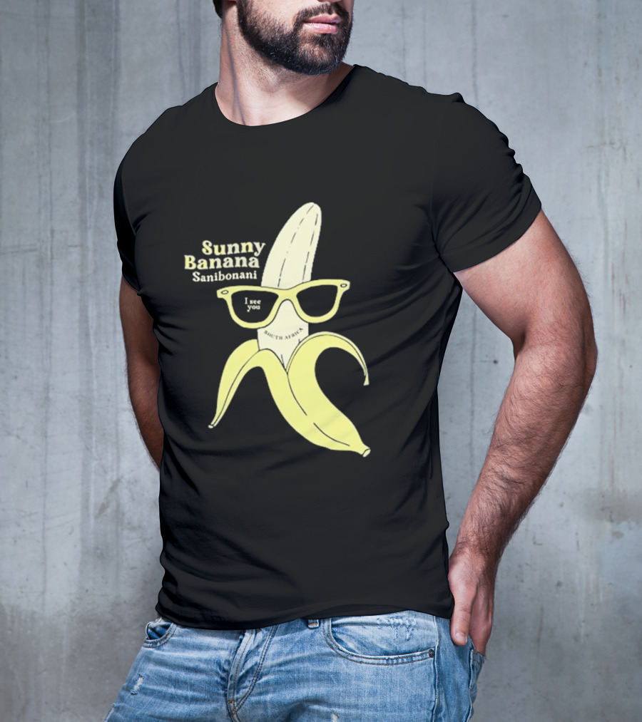 Sunny Banana Sanibonani I See You South Africa T-Shirt