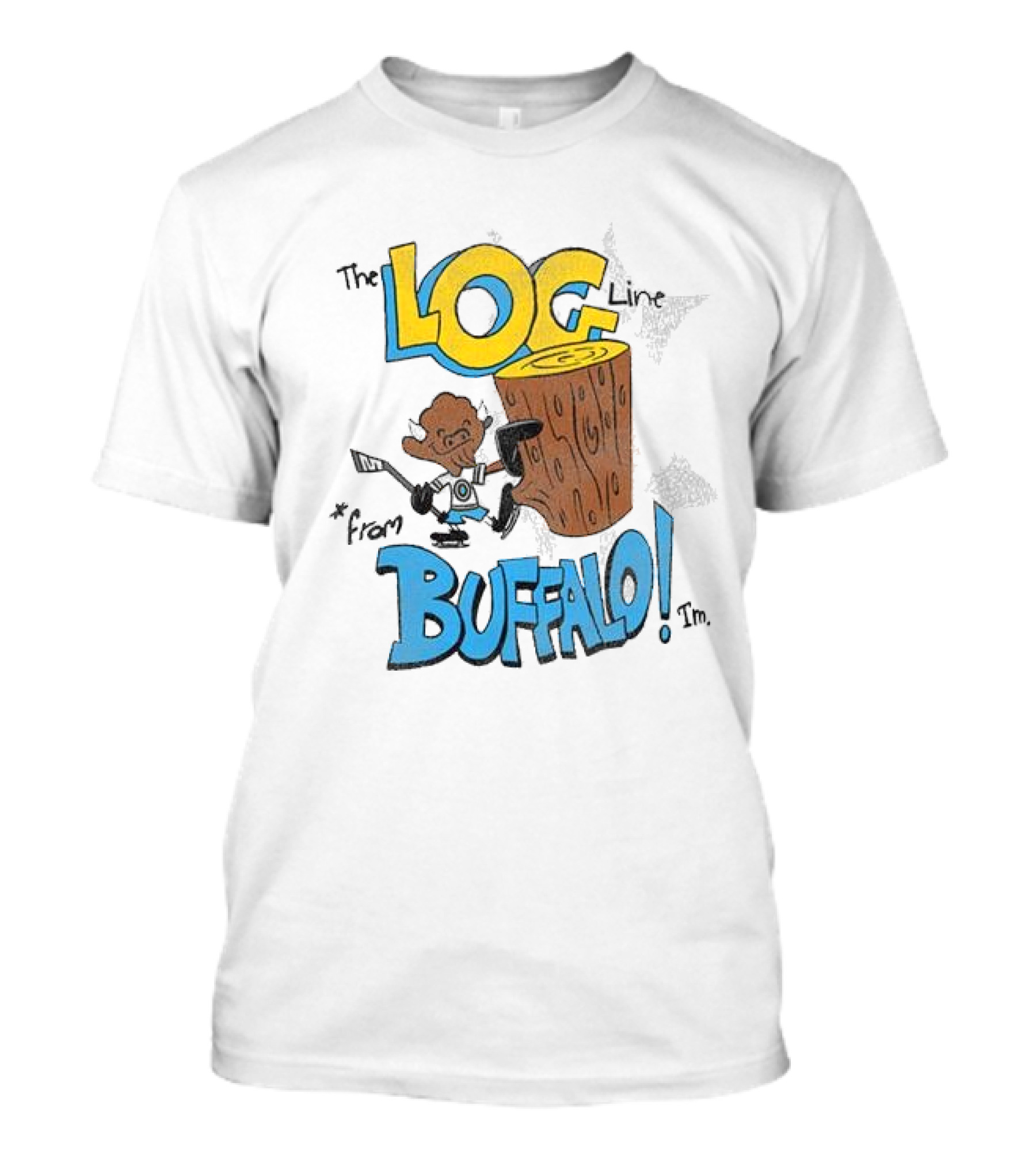 The Log Line From Buffalo Joe Lodico Buffalo Bills T-Shirt