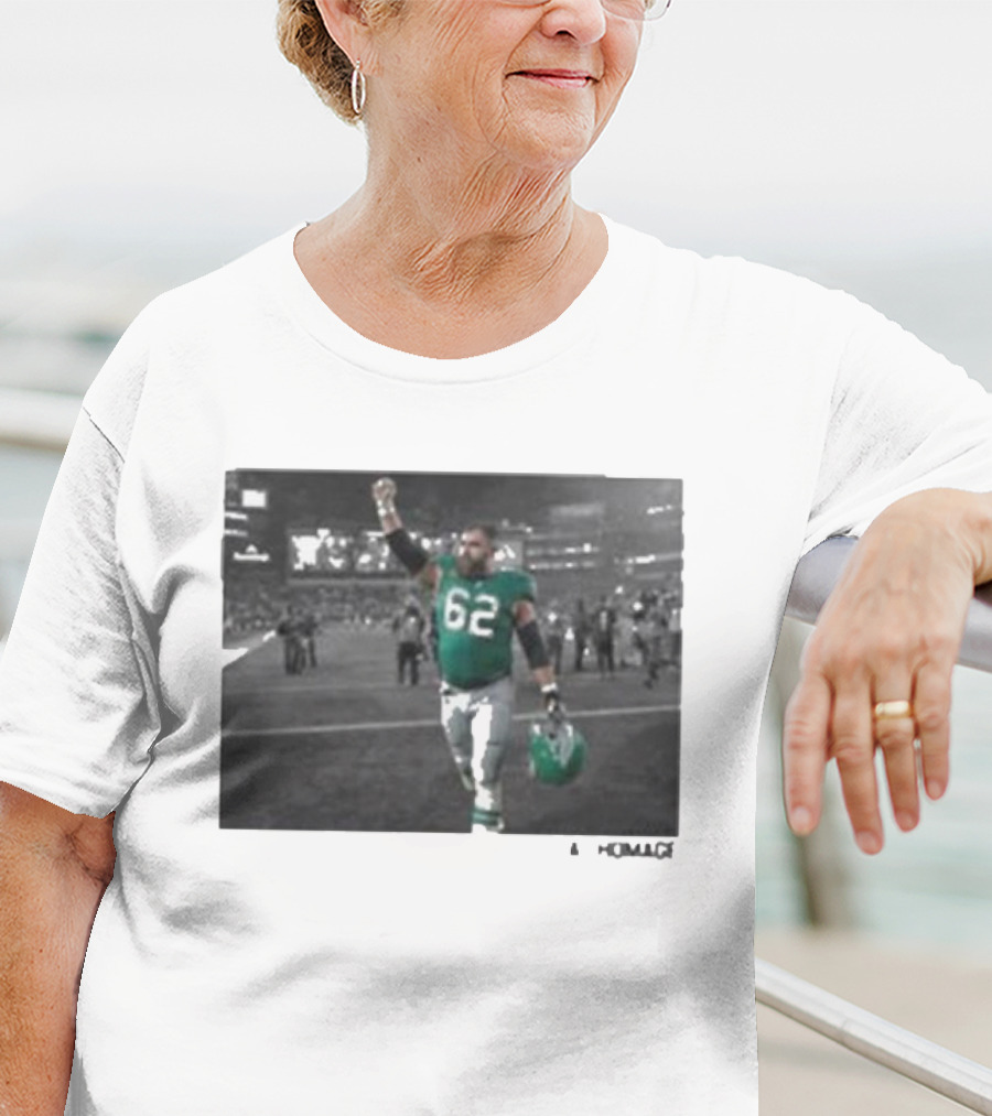 Travis Kelce Jason Kelce Pay Homage Number 62 Football Stadium T-Shirt