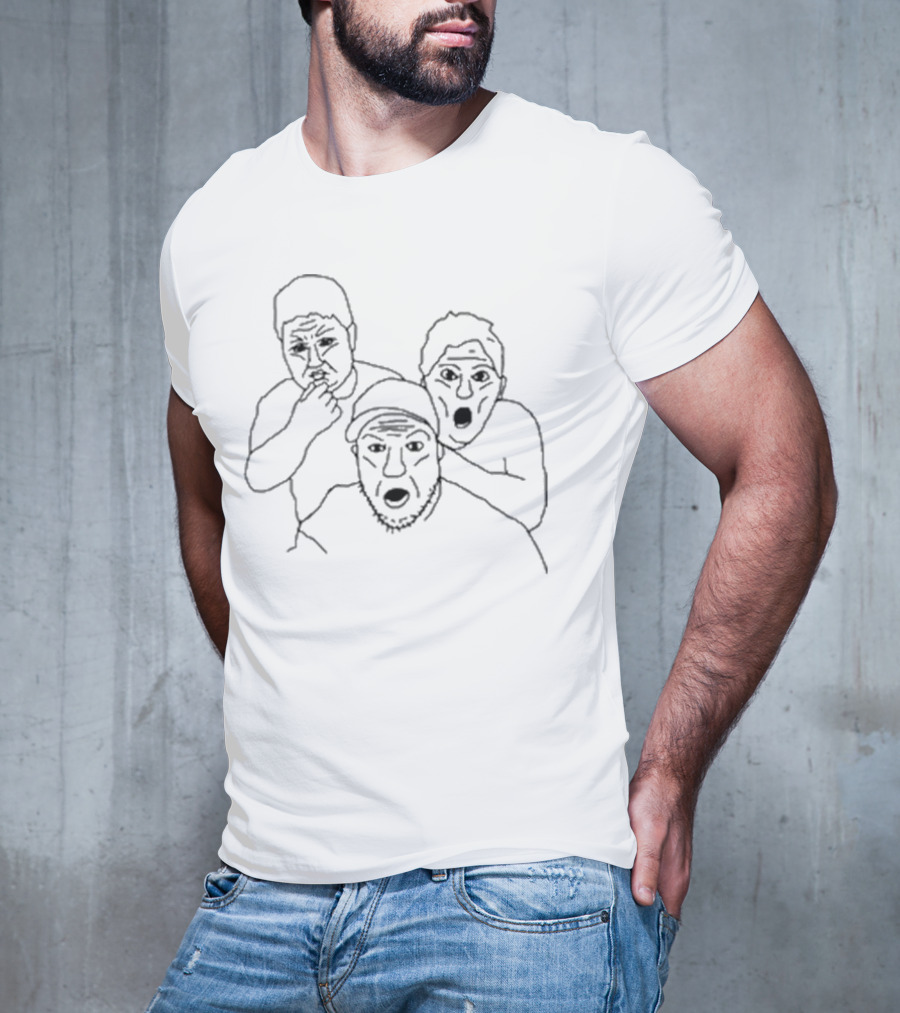 Wojack Rizz Meme Faces T-Shirt