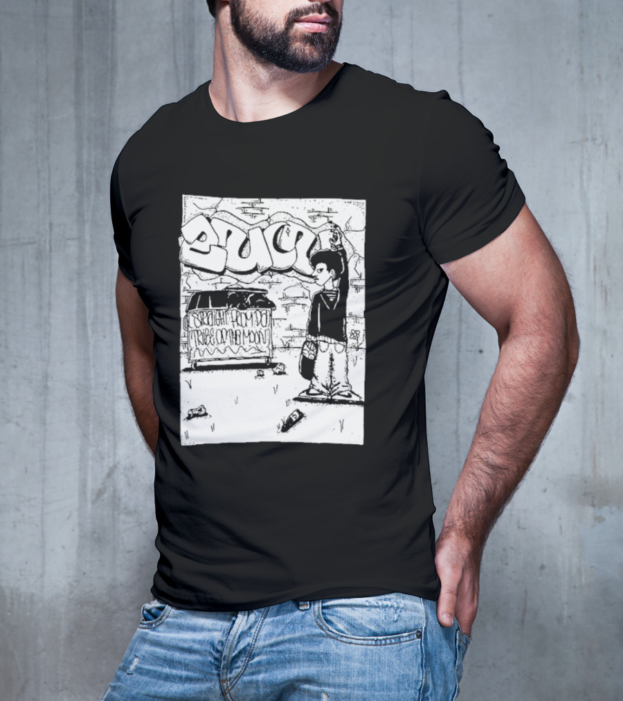 Zulu Black Powerviolence Street Art From The Tribe Of The Moon T-Shirt