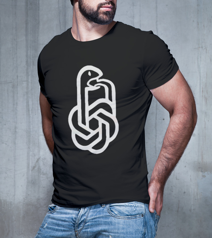 Aravind Srinivas Snake AI Knot T-Shirt