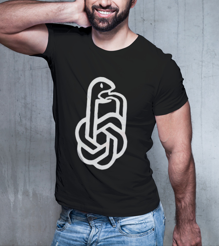Aravind Srinivas Snake AI Knot T-Shirt