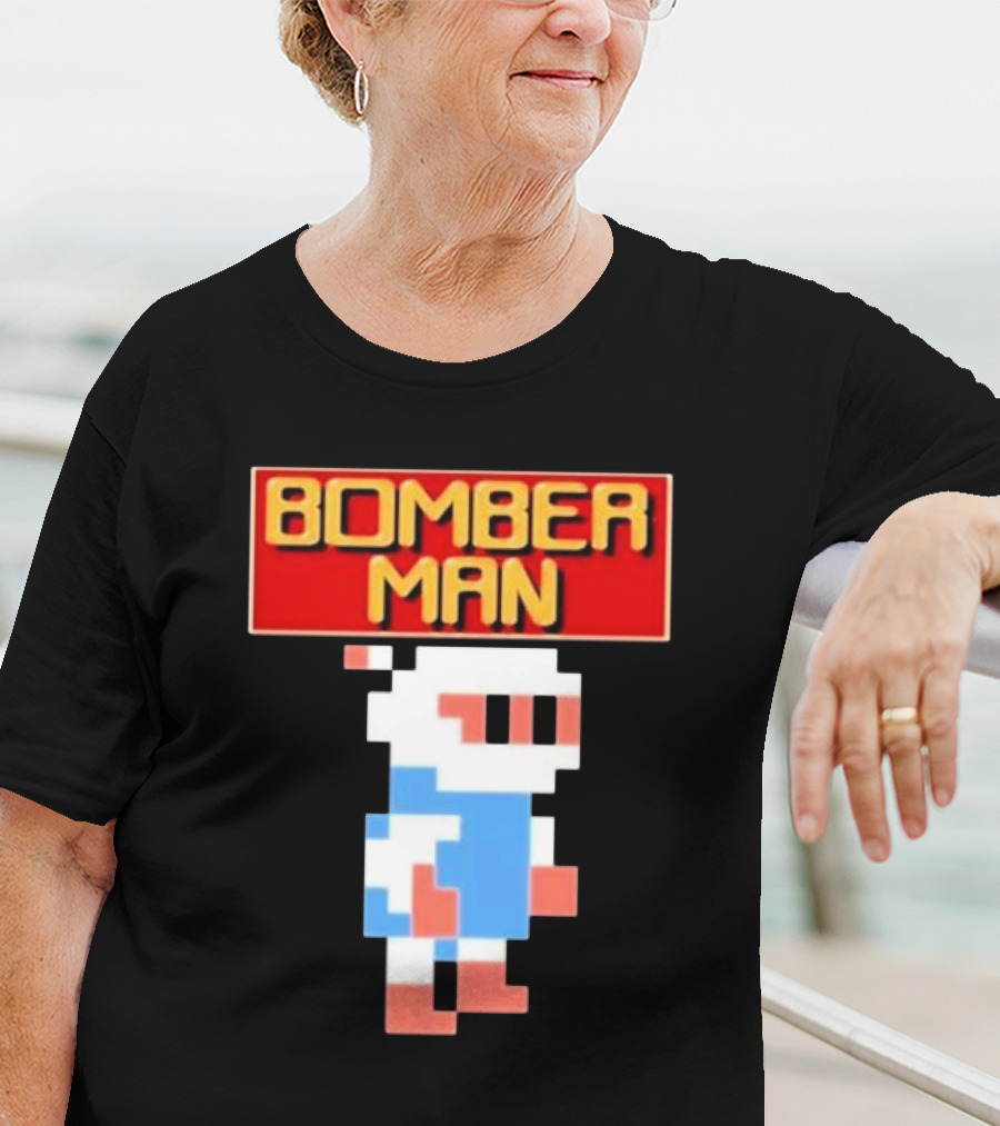 Bomberman Classic NES 8-Bit Video Game Icon T-Shirt