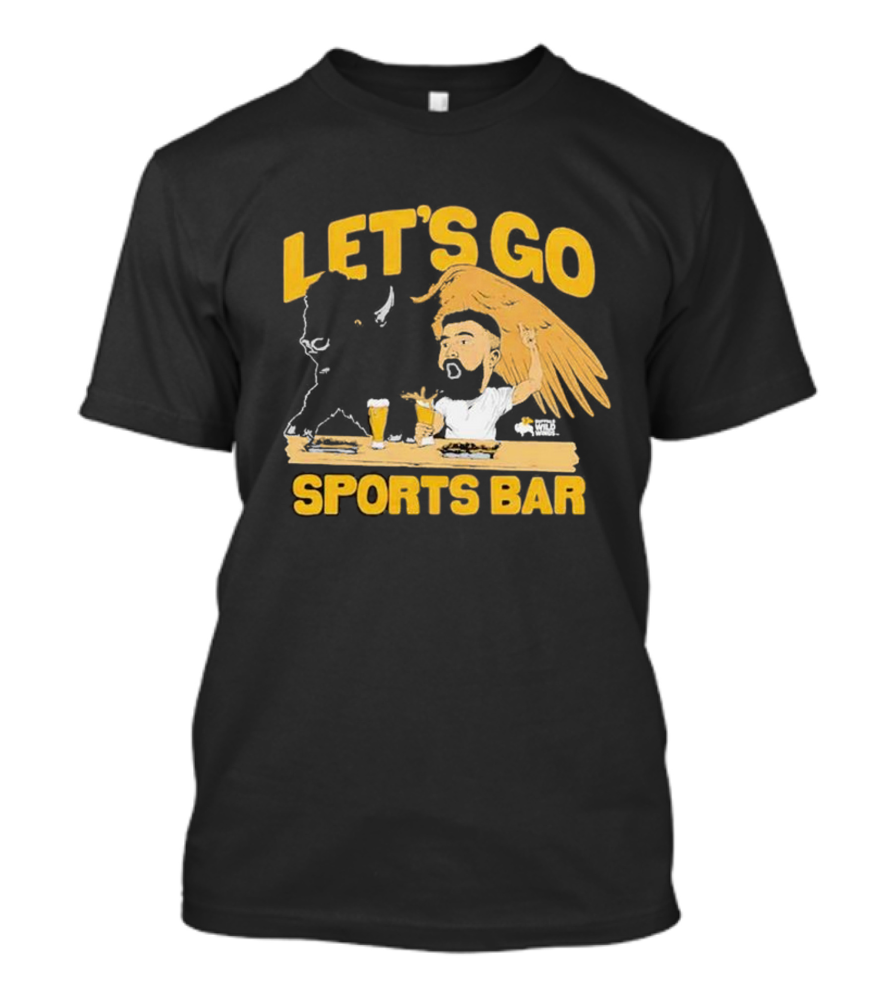Let's Go Sports Bar Buffalo Wild Wings X Jason Kelce T-Shirt