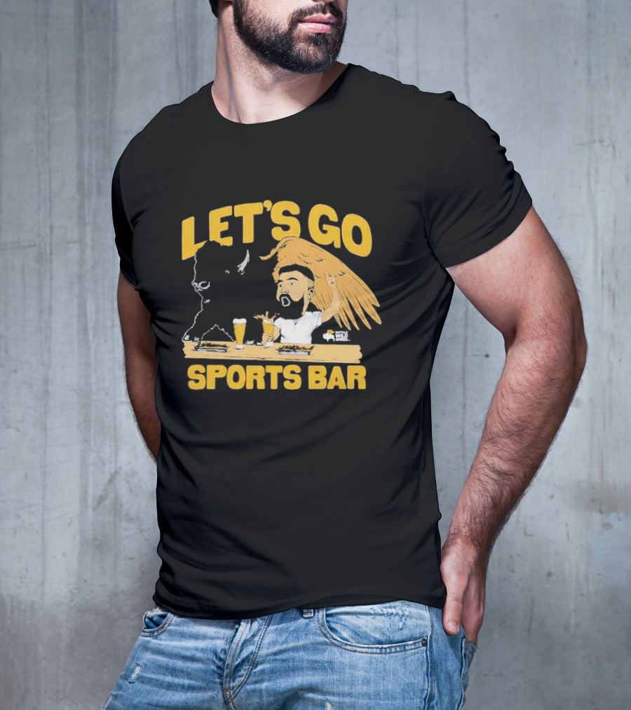 Let's Go Sports Bar Buffalo Wild Wings X Jason Kelce T-Shirt
